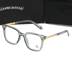 Clear Smoke/Gold Chrome Hearties style glasses