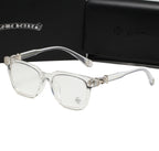 Clear/Silver Dagger Chrome Hearties style glasses