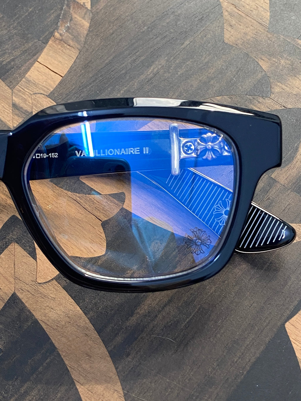 Chrome Hearts Black/Silver Vagillionaire Style