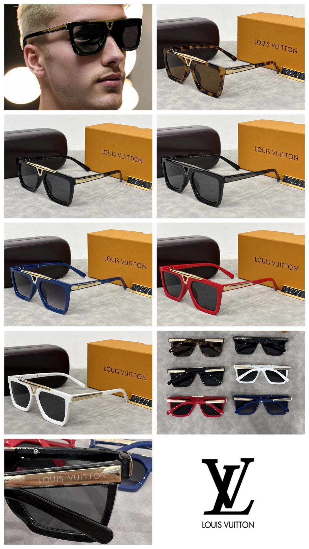 Black Gold L\/ Style Shades