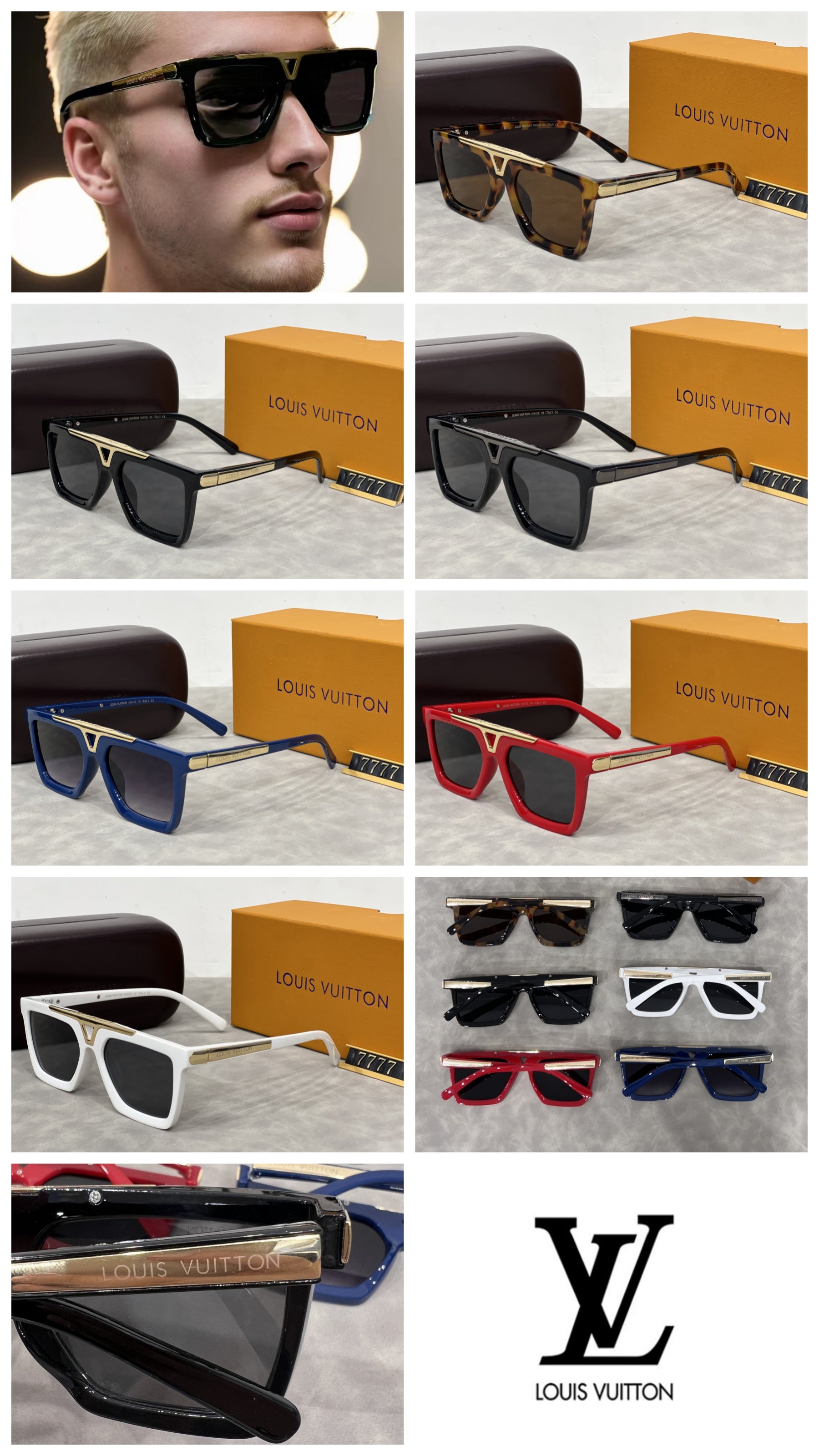 Red L\/ Style Shades