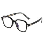 Black/Silver Chrome Hearties style glasses