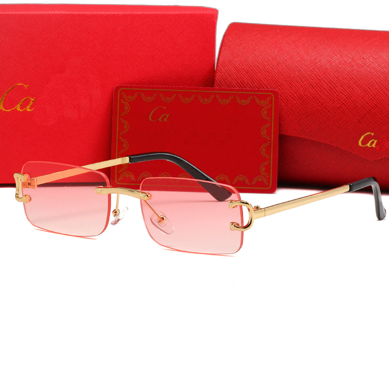 Cartier Glasses Red/Gold