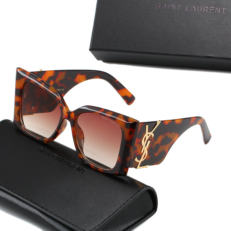 Ysl Cheetah print style Brown Tint sunglasses