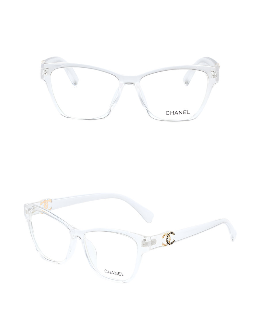 Chanel Clear style glasses