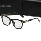 Black/Gold Chrome Hearties style glasses