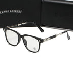 Black/Silver Chrome Hearties style glasses