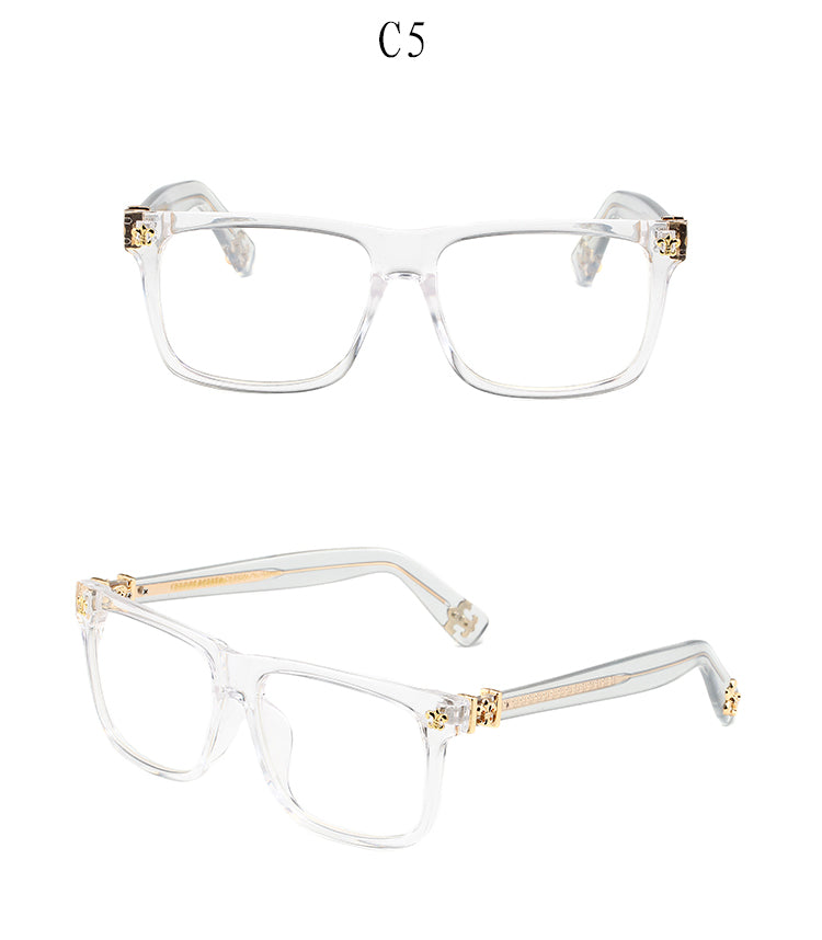 Chrome Heart glasses Clear/Gold