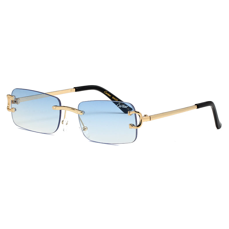 Cartier Glasses Blue/Gold