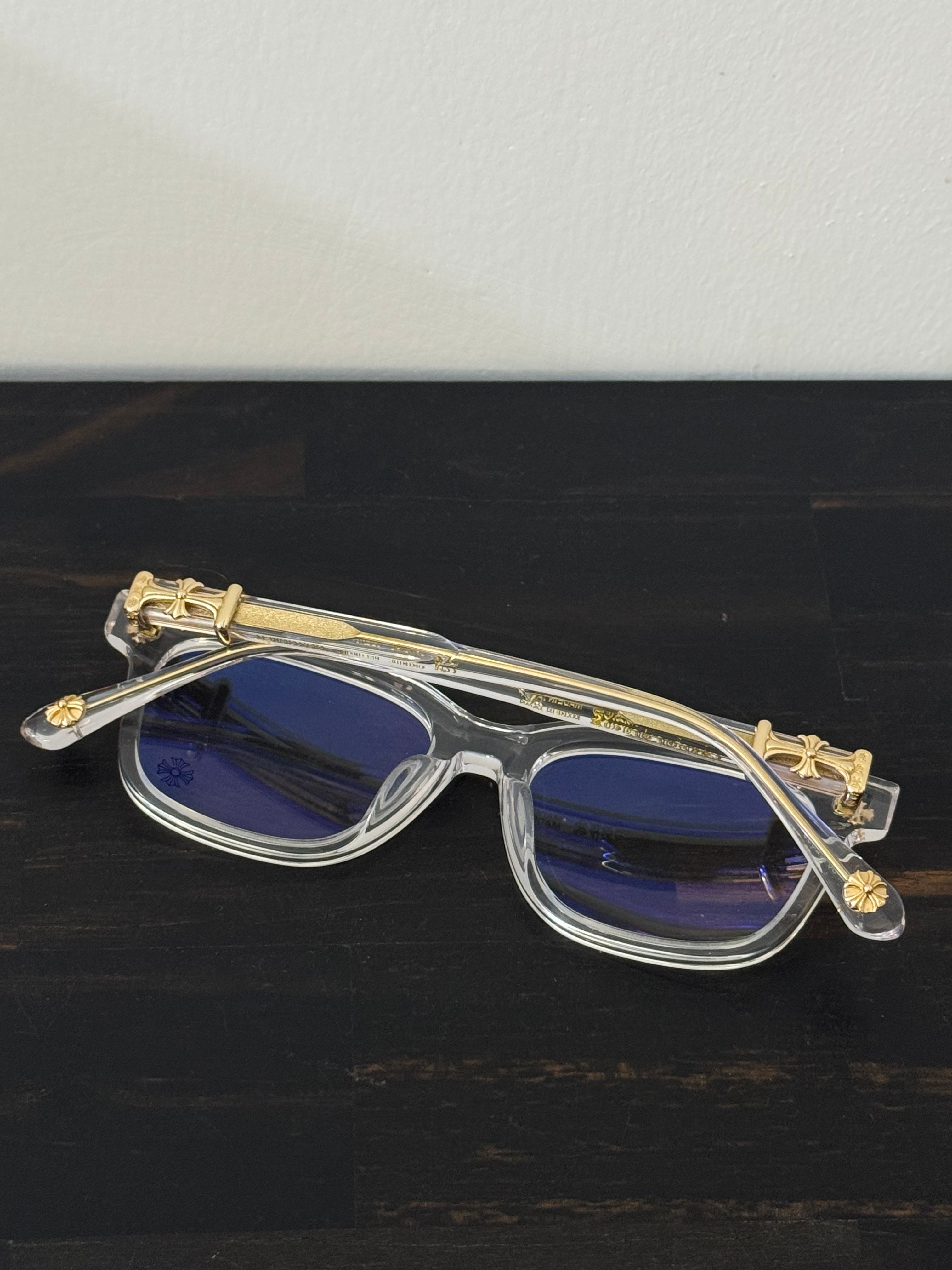 Chrome Hearts Clear/Gold Coxucker Style