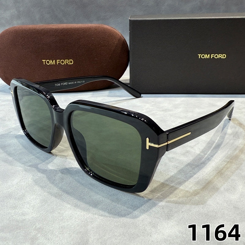 Black/ Green Tint Tom F*rd Style Shades