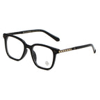 Black/Gold Chrome Hearties style glasses