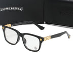 Black/Gold Chrome Hearties style glasses