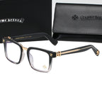 Smokey Black/Gold Nose Bridge Chrome Hearties style glasses
