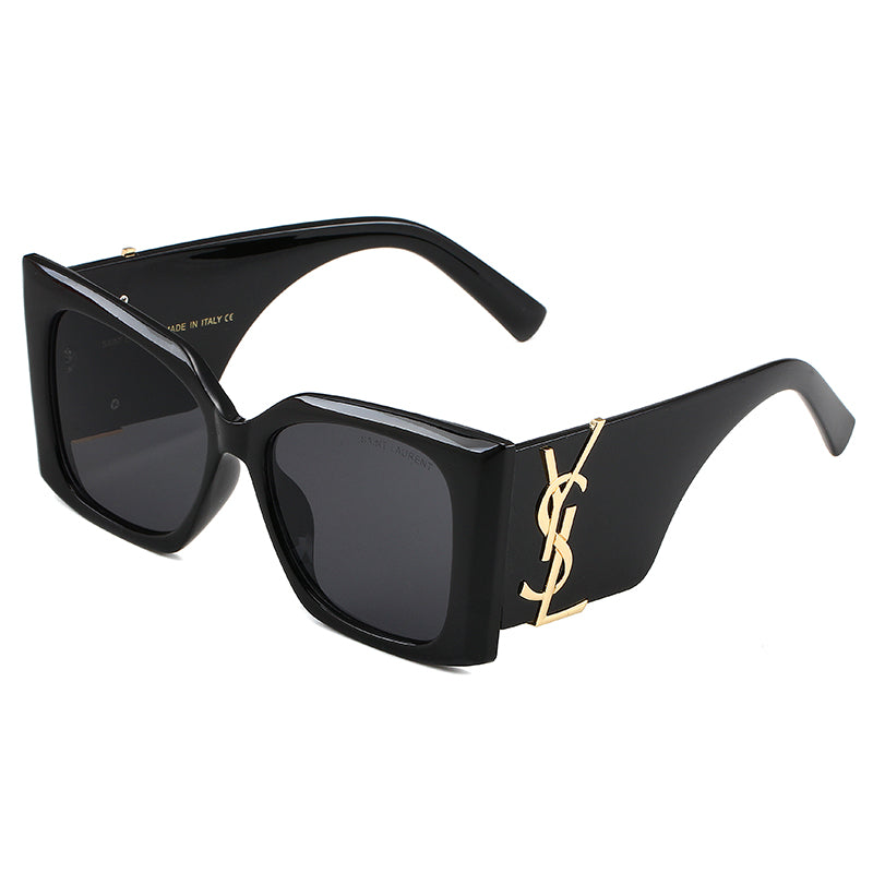 Ysl black gold style sunglasses