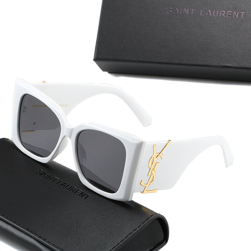 Ysl White style Black Tint sunglasses