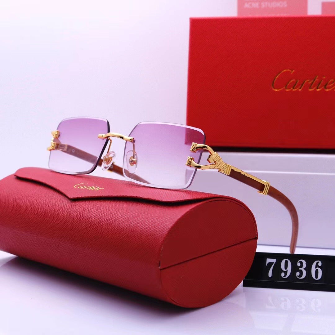 Cartier 7936 Purple Tint Style glasses