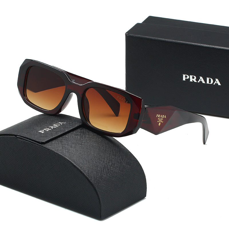 Burgundy Prad* Style sunglasses