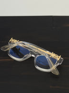 Chrome Hearts Clear/Gold Vagillionaire Style