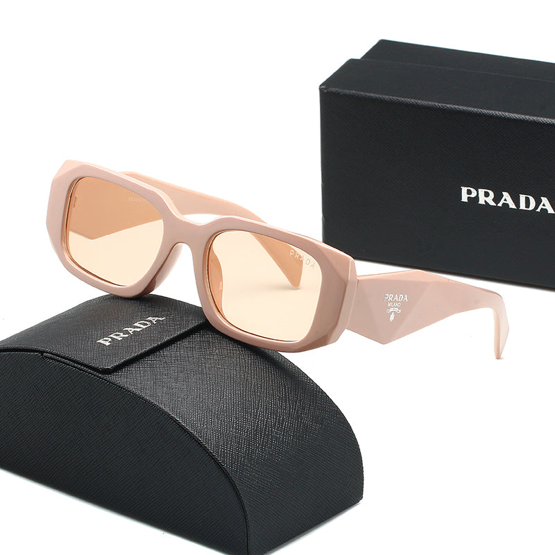 Cream Prad* Style Sunglasses