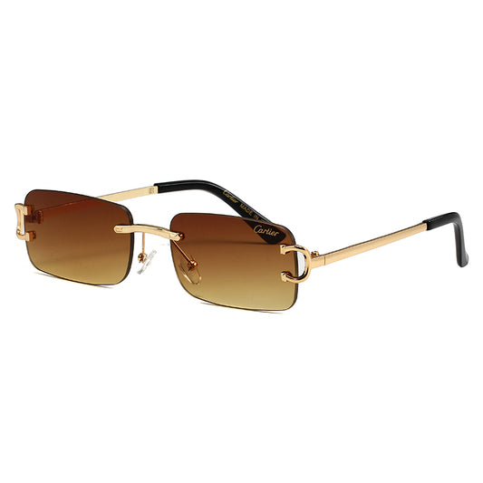 Cartier Glasses Brown/Gold