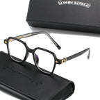 Black/Gold Chrome Hearties style glasses