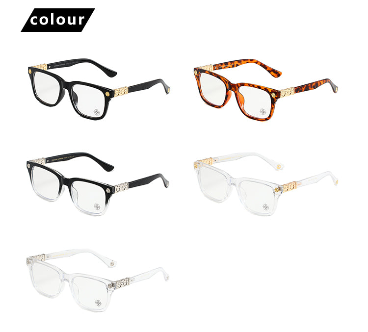 Smokey Black/Silver Chrome Hearties style glasses