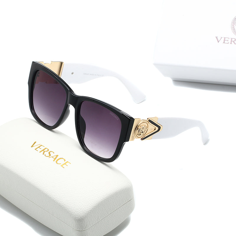 Versace Black/White Gold style sunglasses