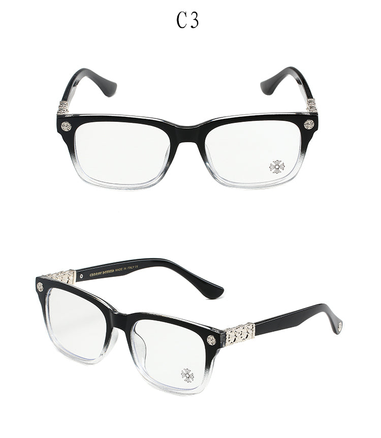 Smokey Black/Silver Chrome Hearties style glasses