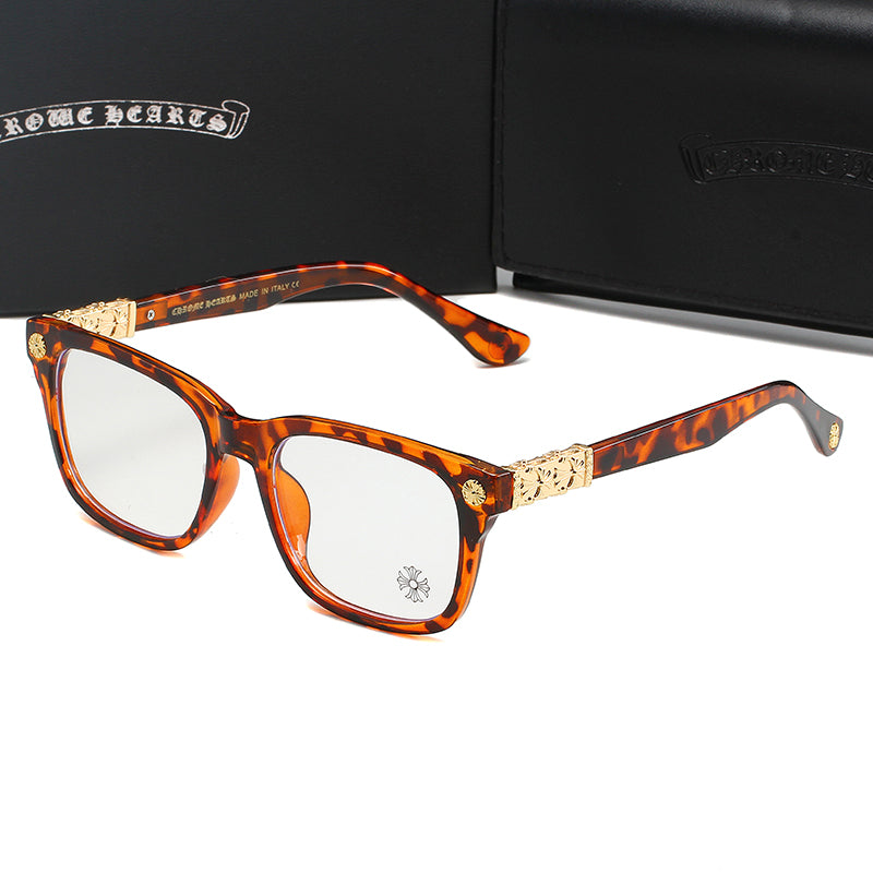 Brown/Gold Chrome Hearties style glasses