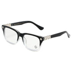 Smokey Black/Silver Chrome Hearties style glasses