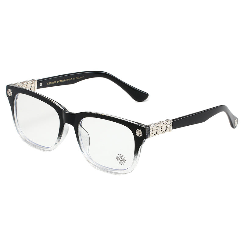 Smokey Black/Silver Chrome Hearties style glasses