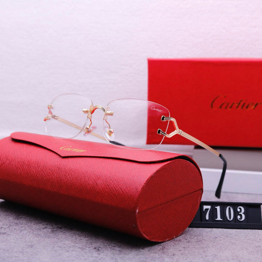 Cartier 7103 Clear Tint Style glasses