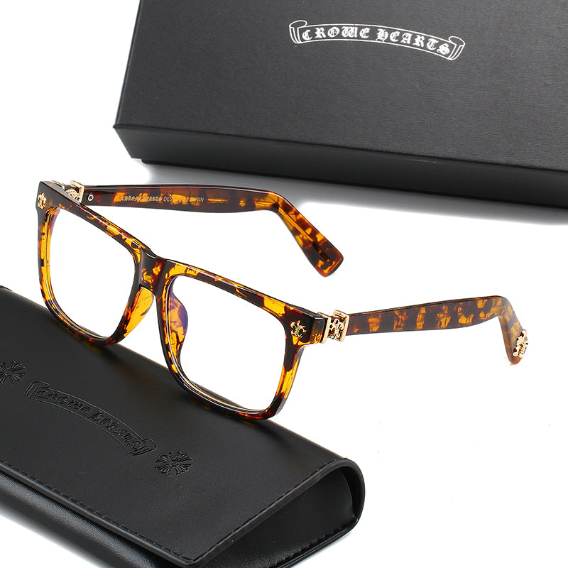 Chrome Heart Glasses Brown/Gold