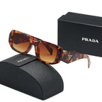 Brown Print Prad* Style sunglasses