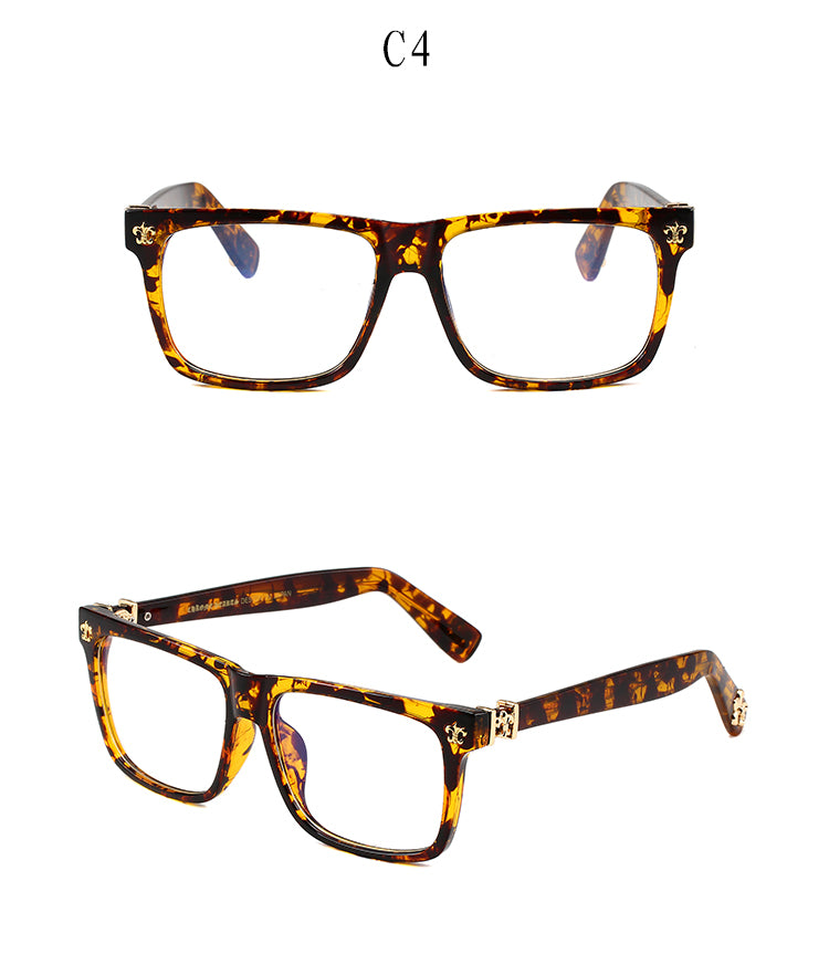 Chrome Heart Glasses Brown/Gold