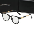 Black/Gold Chrome Hearties style glasses