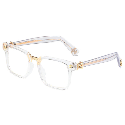 Chrome Heart Bridge Glasses Clear/Gold