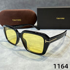 Black/ yellow Tint Tom F*rd Style Shades