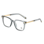 Clear Smoke/Gold Chrome Hearties style glasses