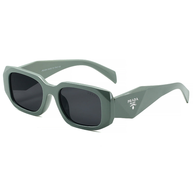 Green Prad* Style Sunglasses