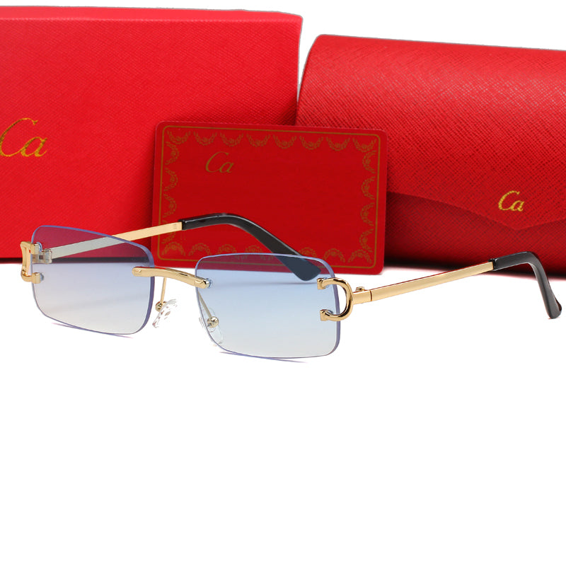 Cartier Glasses Blue/Gold