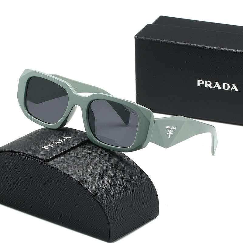 Green Prad* Style Sunglasses