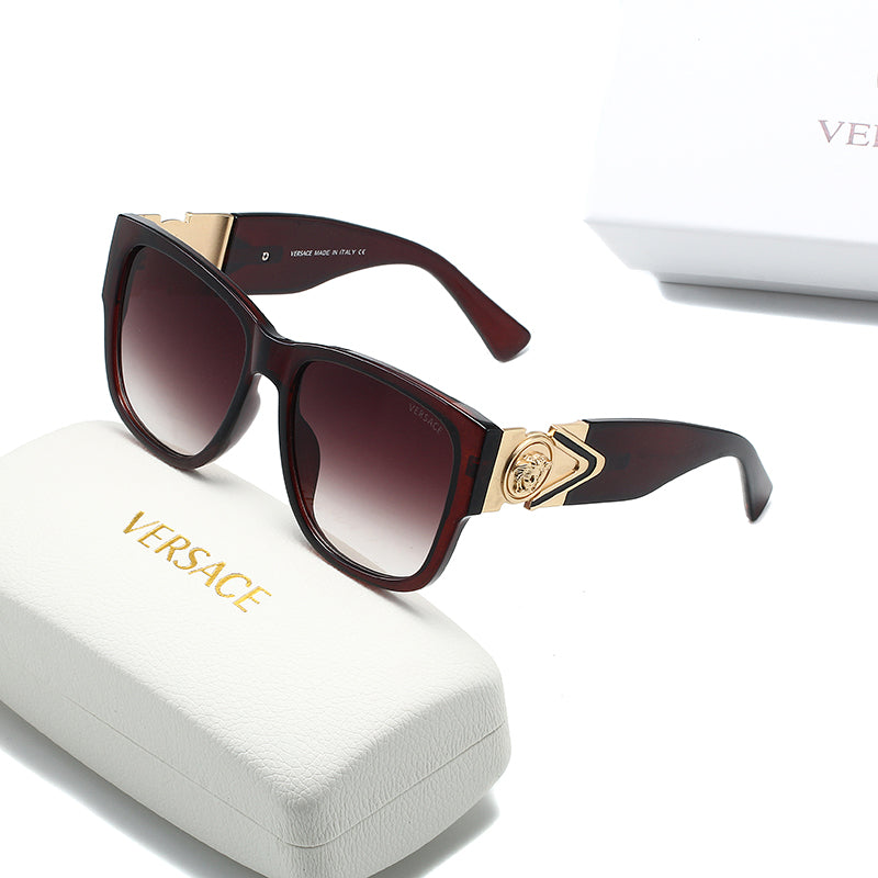 Versace Burgundy/Gold style sunglasses