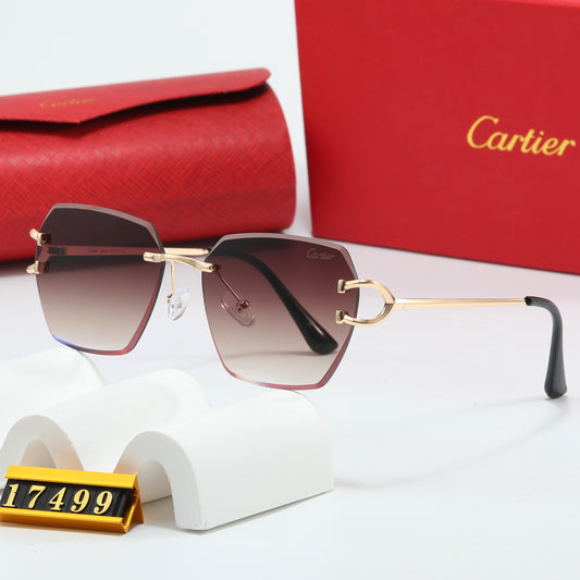 Cartier 17499 Dark Brown Tint Style glasses