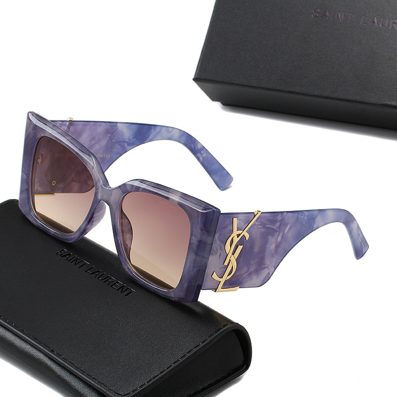 Ysl Purple style Brown Tint sunglasses