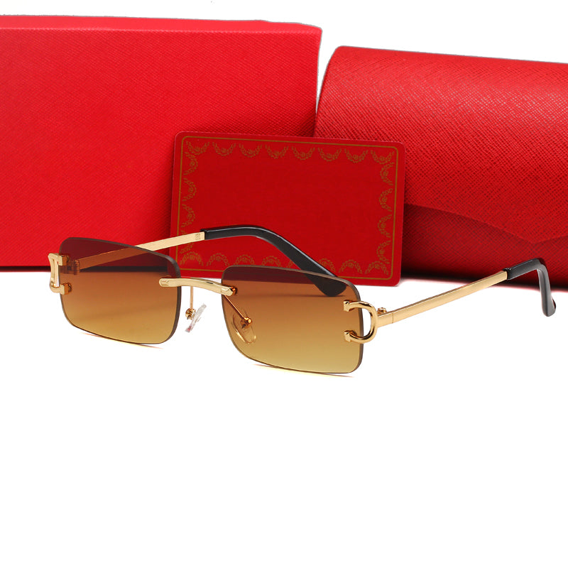 Cartier Glasses Brown/Gold