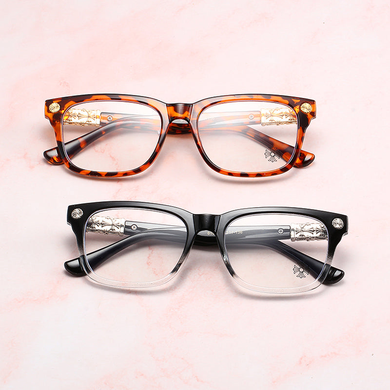 Brown/Gold Chrome Hearties style glasses