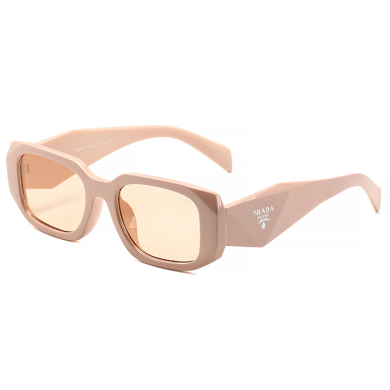Cream Prad* Style Sunglasses