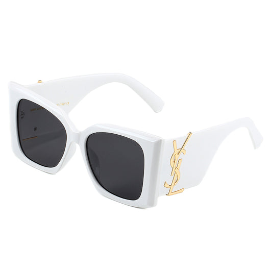 Ysl White style Black Tint sunglasses